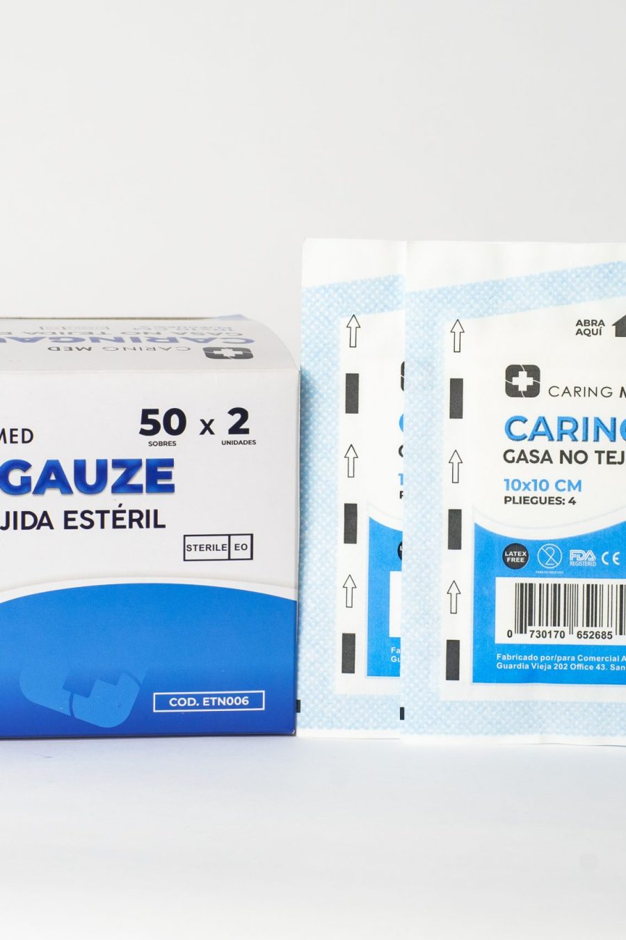 Gasa No Tejida Estéril Medidas