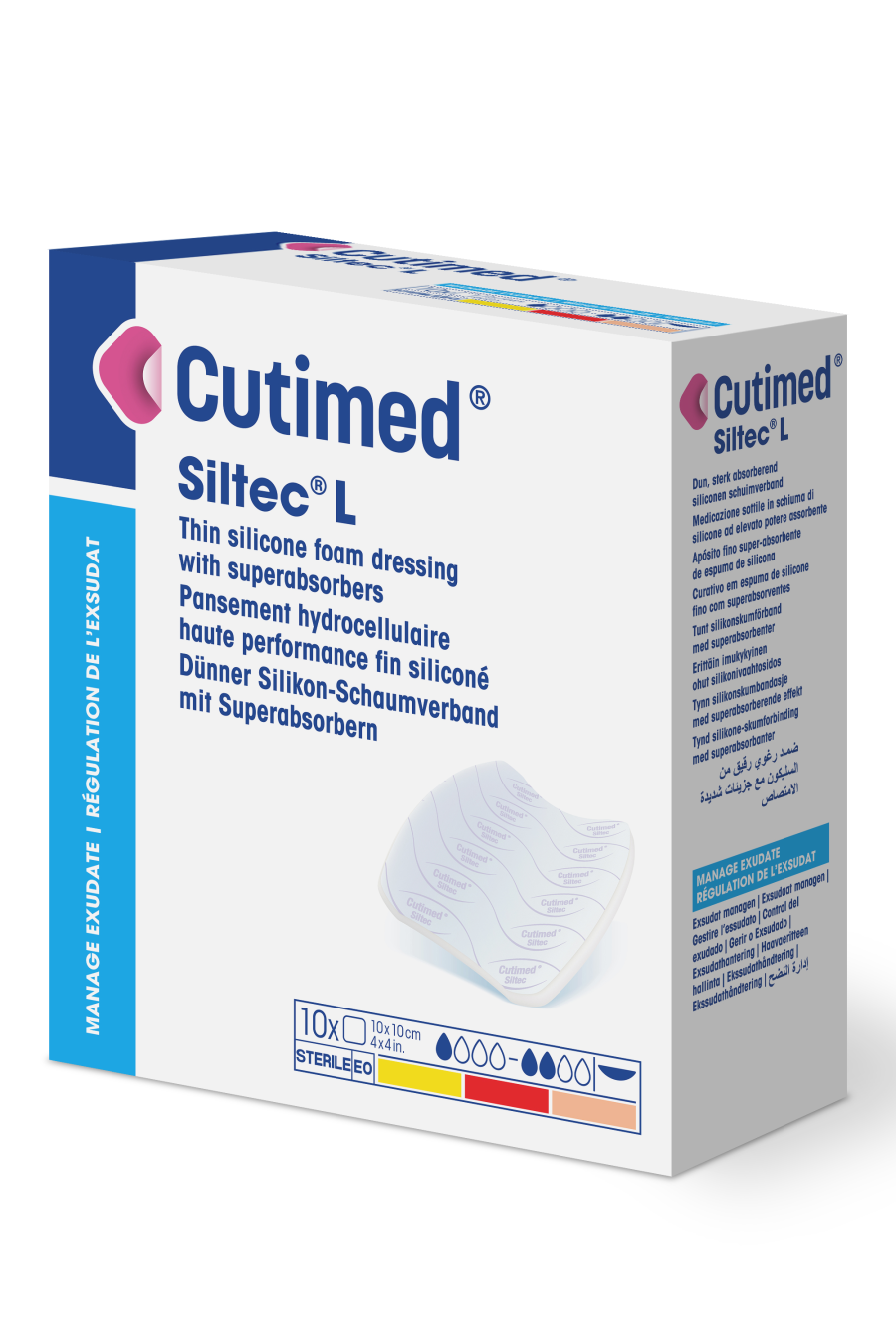 Cutimed Siltec L 10 cm 10 cm