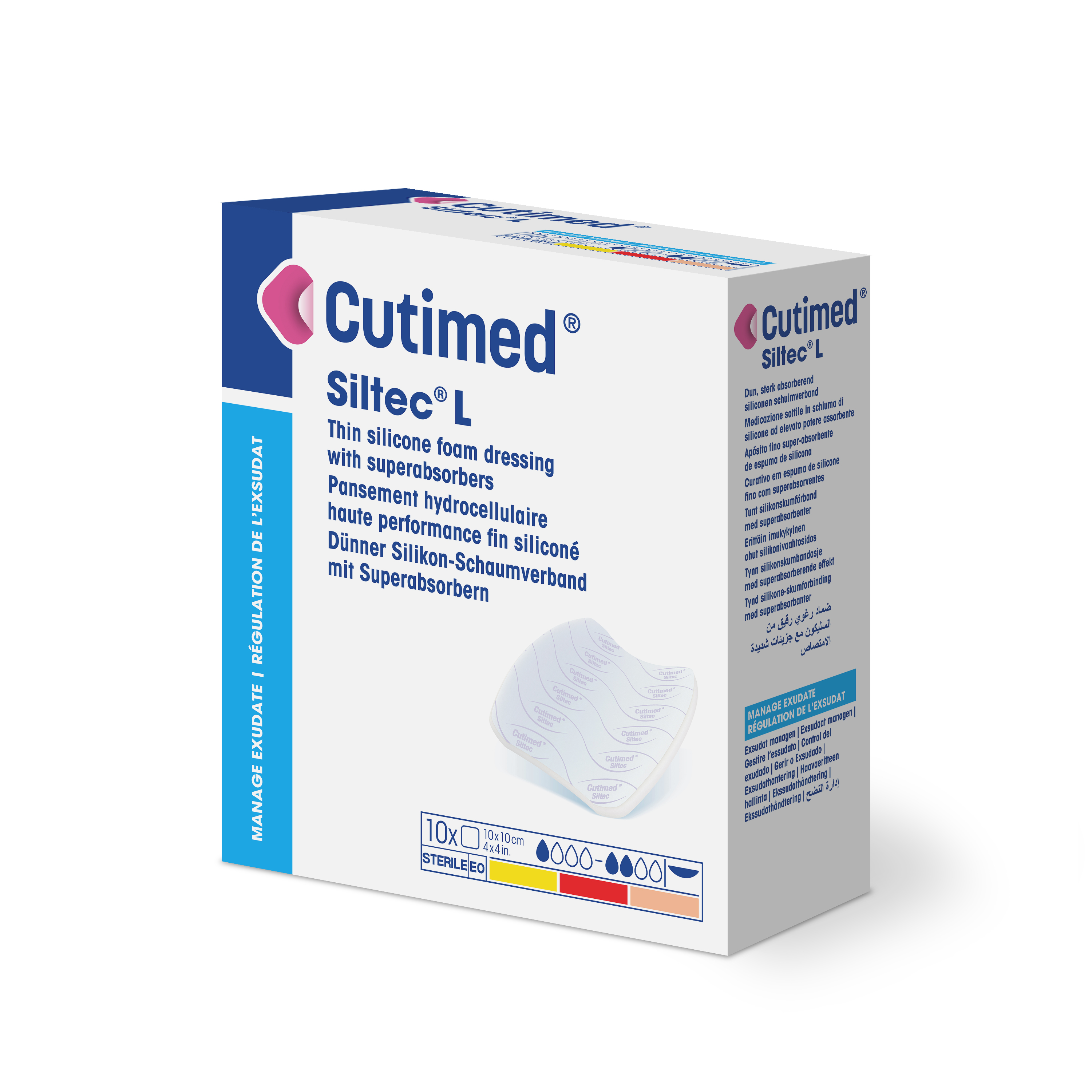 Cutimed Siltec L 10 cm 10 cm