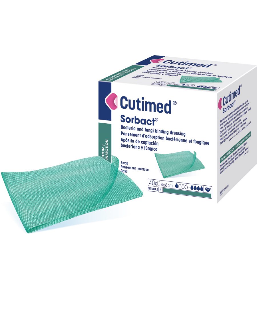 Cutimed Sorbact Malla de 7 cm x 9 cm