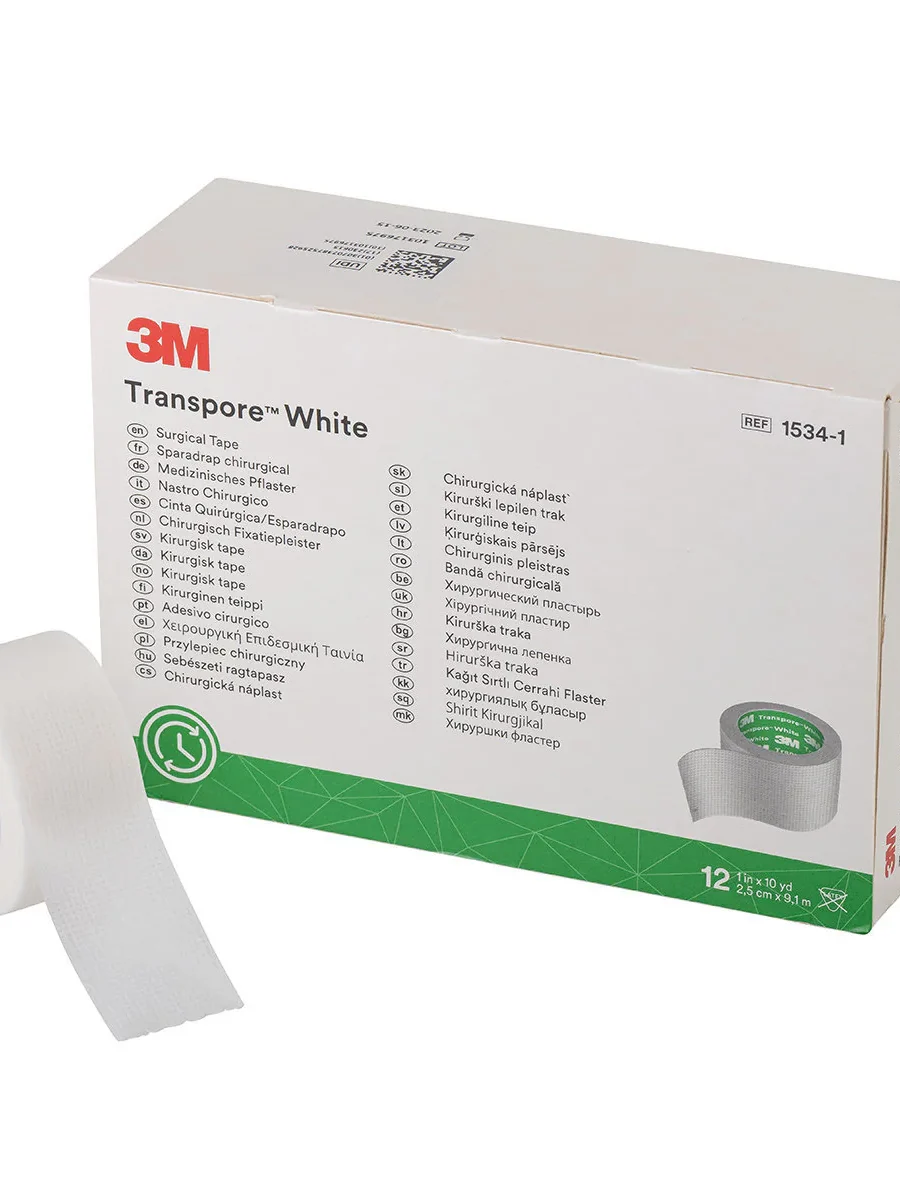 Transpore White 2,5Cm